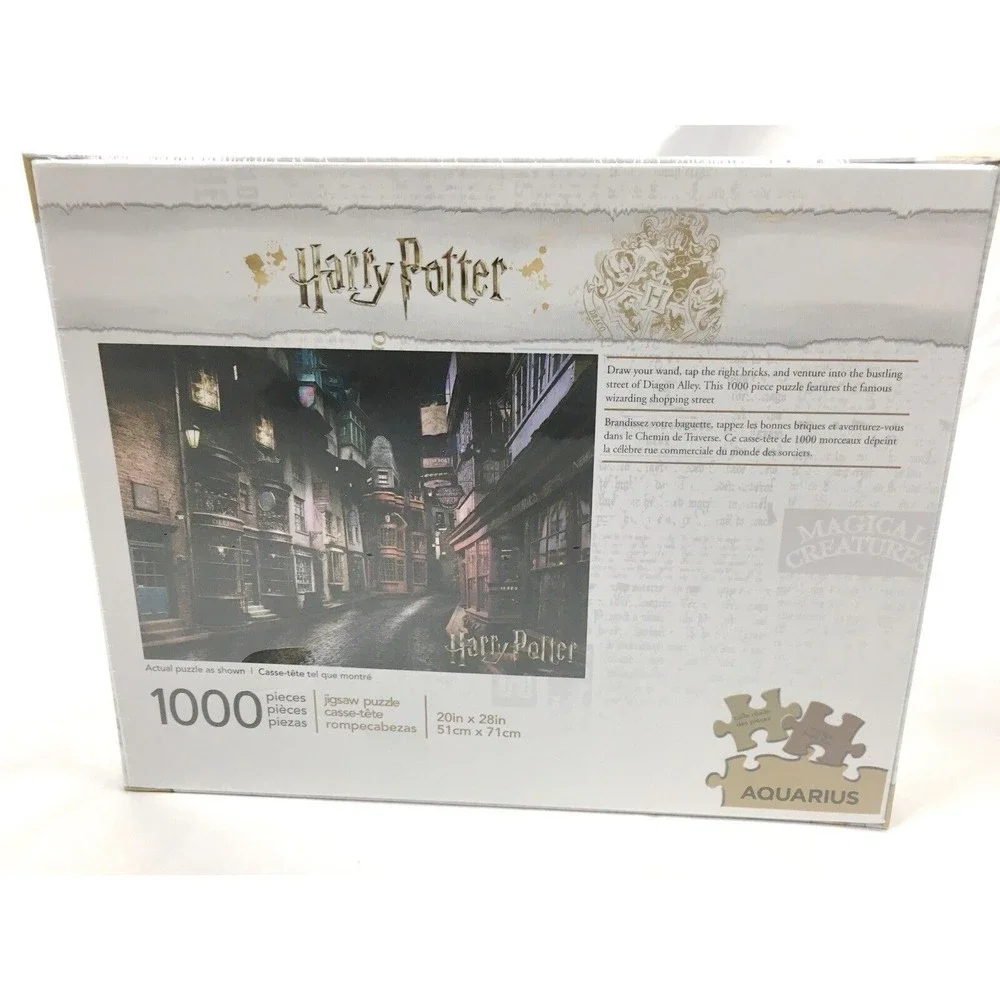 New Harry Potter Diagon Alley 1,000 piece Jigsaw Puzzle 20x28” Aquarius